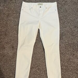 Lucky Brand White Denim Jeans Sz 10